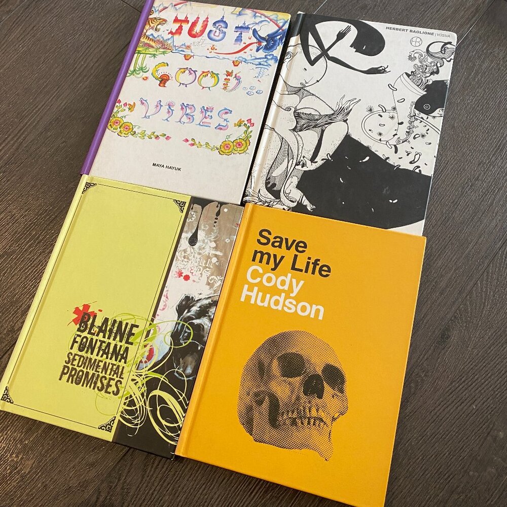 LOT OF 4 UPPER PLAYGROUND ART FIFTY24SF CATALOGUE ART BOOK RARE PREOWNED